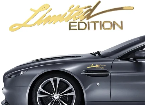 Vista 6 de Pegatina de edición limitada para coche, calcomanía de carrocería de automóvil, edición limitada, calcomanía de metal para la parte trasera