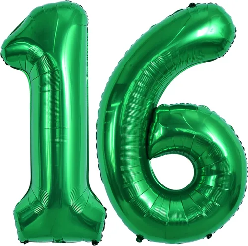 Vista 85 de Globos de números grandes, negros, de 40 pulgadas