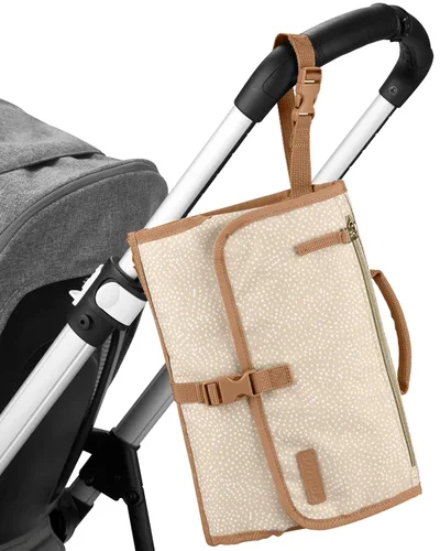 Vista 6 de Skip Hop Cambiador portátil para bebé, Pronto, punto de remolino beige