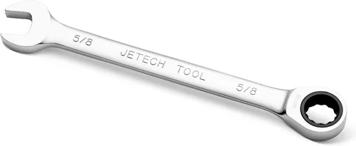 Vista 9 de Jetech Llave combinada de trinquete de 1 pulgada, SAE, engranaje de 72 dientes, grado industrial, extremo de caja de 12 puntos, acero Cr-V forjado