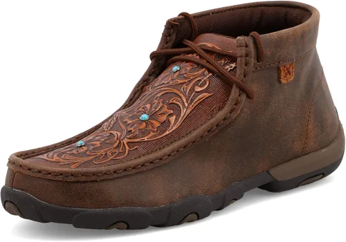 Vista 9 de Twisted X Botas tipo mocasín Chukka para mujer Bombardeo
