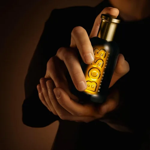 Vista 6 de Hugo Boss Bottled Elixir Parfum – Woody Men's Cologne – With Notes of Incense, Vetiver & Cedarwood Essence – Long Lasting Fragrance
