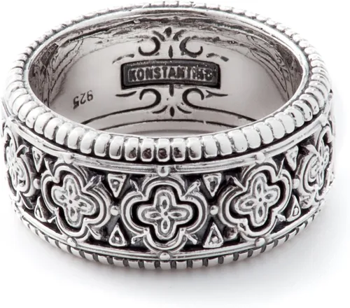 Vista 3 de Konstantino - Anillo de plata de ley 925 para hombre