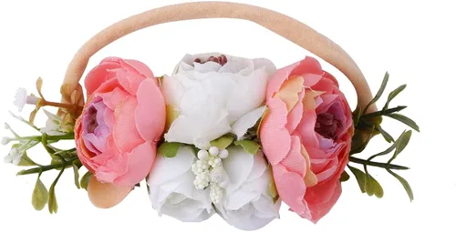 Vista 6 de Disfraz de tutú rosa para niña de primer cumpleaños, vestido de tul con flores rosas, vestido de verano para fiesta de té, trajes de sesión de fotos