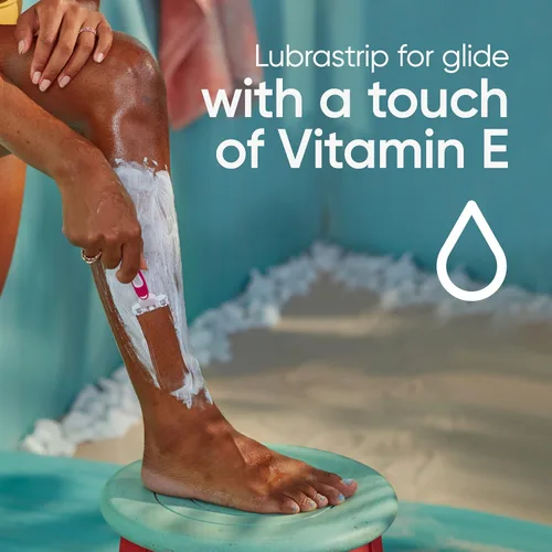 Vista 12 de Gillette Venus Simply3 Maquinillas de afeitar desechables para mujer, 8 unidades, diseñadas para un afeitado cercano y cómodo