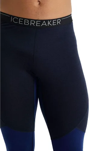 Vista 5 de Icebreaker Leggings de capa base merino de 260 zonas Negro Azul