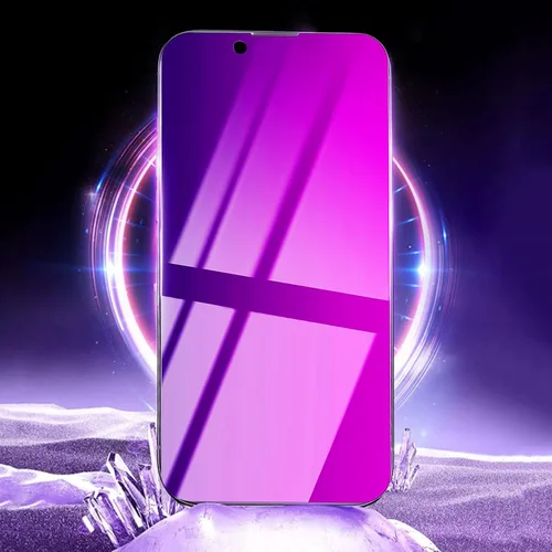 Vista 6 de Compatible con iPhone 14, 13, 13 Pro, protector de pantalla de privacidad de 28 grados, vidrio templado antiespía, degradado, colorido, cobertura