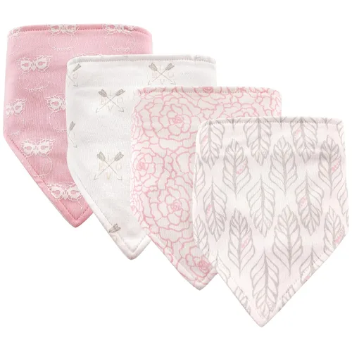 Vista 3 de Hudson Baby Baberos unisex de algodón para bebé, avión, talla única (paquete de 2)