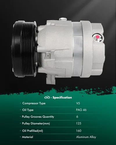 Vista 81 de SCITOO Compresor de CA para T-oyota Yaris 1.5L 2007 2008 2009 2010 2011 2012 2013 AC Compressor 639839 157318 158318 6512467