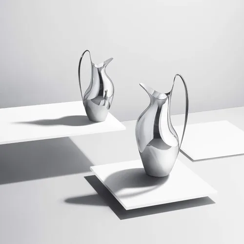 Vista 6 de Georg Jensen Henning Koppel Jarra de agua de acero inoxidable, 64 onzas