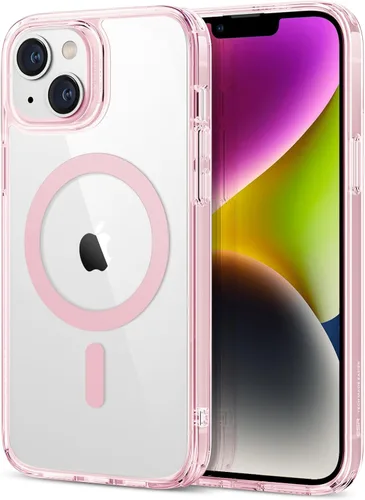 Vista 33 de ESR Funda para iPhone 14 Pro, compatible con MagSafe, protección de grado militar a prueba de golpes, resistente al amarillamiento, funda magnética