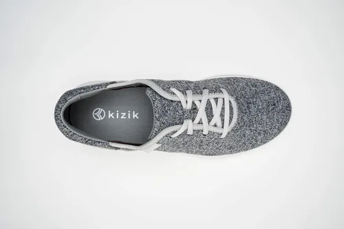 Vista 7 de Kizik Madrid - Zapatos deportivos cómodos y transpirables de punto ecológico, fáciles de poner, zapatos para caminar para hombres, mujeres