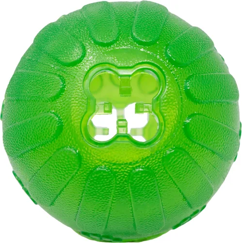 Vista 4 de Starmark Treat Dispensing Chew Ball - Juguete resistente para perros, mediano/grande para razas grandes