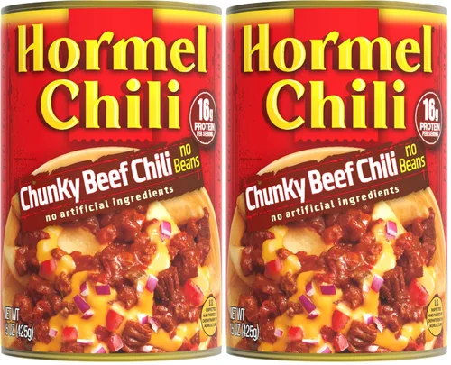 Vista 9 de HORMEL Chili Chili de carne gruesa sin frijoles, 15 onzas x 12