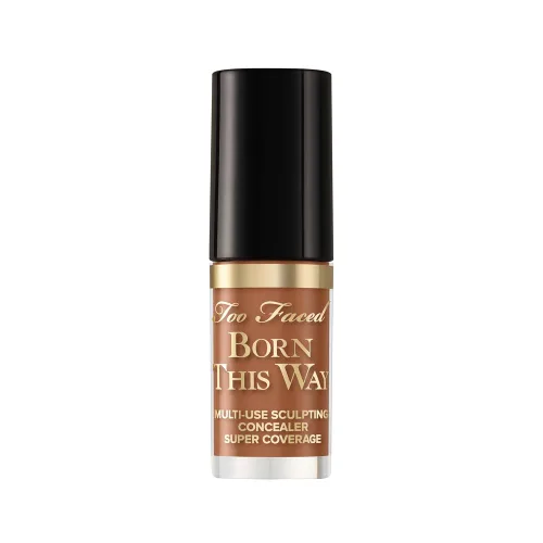 Vista 22 de Too Faced Born This Way Super Coverage Multi-Use Concealer Full-Coverage Hydrating Concealer for Dark Circles & Blemishes with Natural Finish