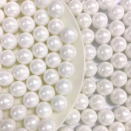 Vista 12 de PhilaeEC Perlas doradas de 0.551 in de tamaño para decoración de pasteles, dulces comestibles, para hornear, galletas, cupcakes, bodas, fiestas, San