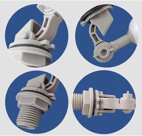 Vista 5 de Válvula de flotador, 1 unidad, válvulas de control de nivel de agua totalmente automáticas de acero inoxidable 304, válvula de bola flotante