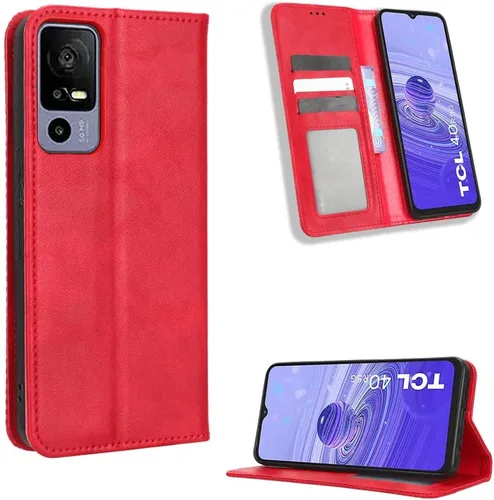 Vista 54 de Funda para BLU Bold N2, funda de piel sintética para BLU Bold N2, funda para BLU Bold N2 5G N0050UU Funda de piel sintética negra Negro