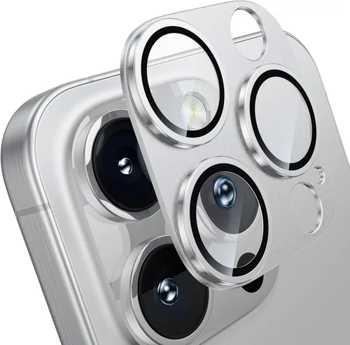 Vista 12 de WSKEN Protector de lente de cámara para iPhone 16 Pro/iPhone 16 Pro Max, [Grado Militar A Prueba de Roturas] [Fuerte Adsorción] Protector