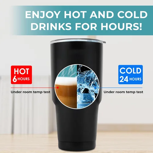 Vista 4 de Vaso con la bandera estadounidense de 30 onzas, taza de viaje patriótica para hombres, la mejor taza de café patriótica para él, regalos únicos
