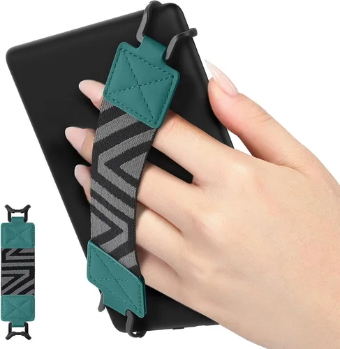 Vista 9 de MoKo Correa de mano de seguridad para tablet Kindle eReaderFire de 6 a 8 pulgadas, Kindle/Kobo/Voyaga/Lenovo/Sony E-Book Tablet, correa de mano
