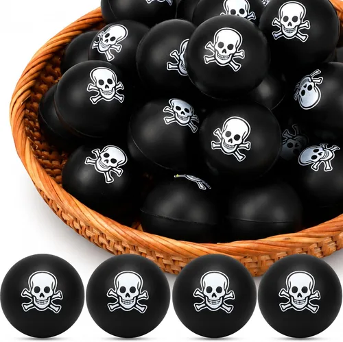 Vista 11 de Jerify 30 Pcs Halloween Basketball Stress Balls Bulk 1.57 Inch Pumpkin Foam Stress Balls for Halloween Goodie Bag Fillers Trick or Treating School
