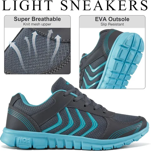 Vista 3 de Alicegana Sneakers for Women Running Shoes Fashion Walking Womens Sneakers Casual Lightweight Tennis Shoes