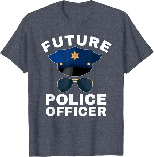 Vista 25 de Camiseta de policía para niños con texto en inglés «Proud Cop Dad»