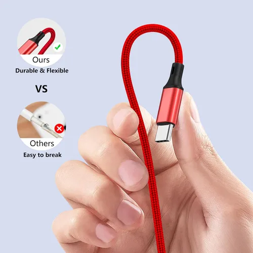 Vista 2 de Travel Essentials - Cargador de iWatch y iPhone 4 en 1, cable de carga múltiple para Apple Watch, USB C, micro nailon, compatible con iWatch