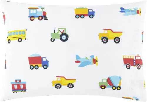 Vista 9 de Wildkin Funda de almohada 100% algodón para niños pequeños, hipoalergénica, suave y transpirable, dinosaurio tierra