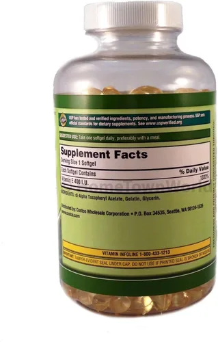 Vista 2 de Vitamina E 400 Iu 500 cápsulas blandas apoya el sistema inmunológico saludable