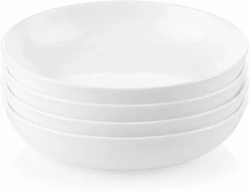 Vista 11 de Corelle Vitrelle - Juego de 6 platos para ensalada y aperitivos, vidrio de triple capa y resistente a las astillas, platos redondos ligeros de 6 3/4