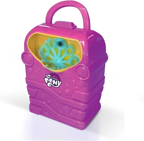 Vista 2 de My Little Pony Máquina mágica de soplado de burbujas para niños y niños pequeños, fabricante de burbujas para jugar al aire libre y fiesta, juguete