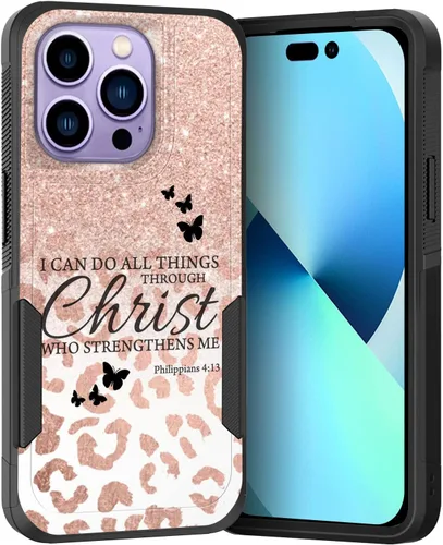 Vista 239 de Funda para iPhone Air, doble capa híbrida resistente resistente a prueba de golpes de policarbonato duro + funda protectora de silicona suave
