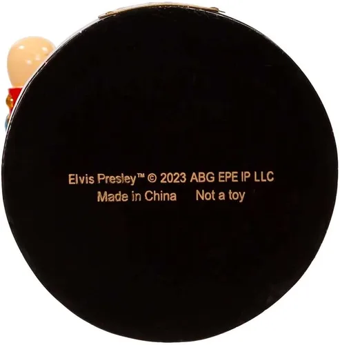 Vista 6 de Elvis Presley Kurt Adler - Cascanueces (10 in), color rojo Decoración navideña coleccionable independiente con licencia