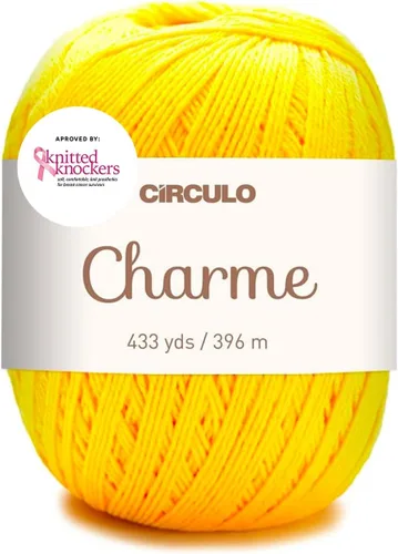 Vista 63 de CIRCULO Charme - Paquete de hilo para tejer y ganchillo, 3 bolas de 100% algodón virgen brasileño mercerizado, peso deportivo suave, color 2012