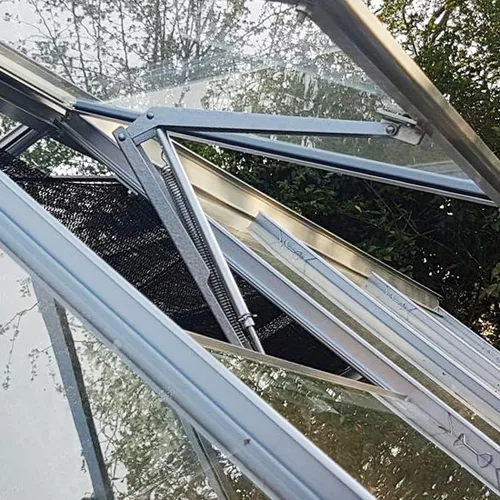 Vista 4 de Abridor automático de ventana de invernadero, sensible al calor, abridores de ventilación de invernadero, herramientas de apertura de techo