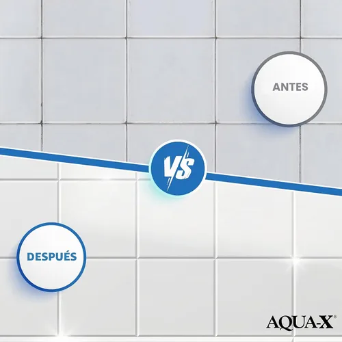 Vista 2 de AQUA-X Limpiador de lechada de 16 onzas – Removedor de manchas de azulejos y lechada resistente para pisos, duchas y baños – Fórmula de limpieza