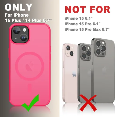 Vista 1552 de Funda para Google Pixel 10 Pro XL, cubierta magnética mate, color negro Fit for MagSafe, Screen Protector included, Shockproof Military Grade