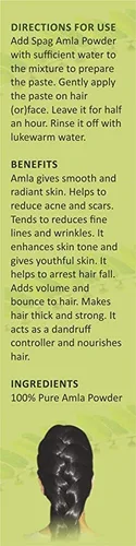 Vista 3 de ROSEVILLA Herbals Premium Organic Amla Polvo para el cuidado del cabello (4.23 oz)