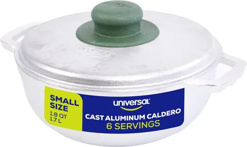 Vista 9 de Universal (Extra Pequeño) Caldero 4 Tazas – 1.3 Cuartos / 1.2 L, Olla de Aluminio Inoxidable, Distribución Uniforme del Calor y Olla de Horno