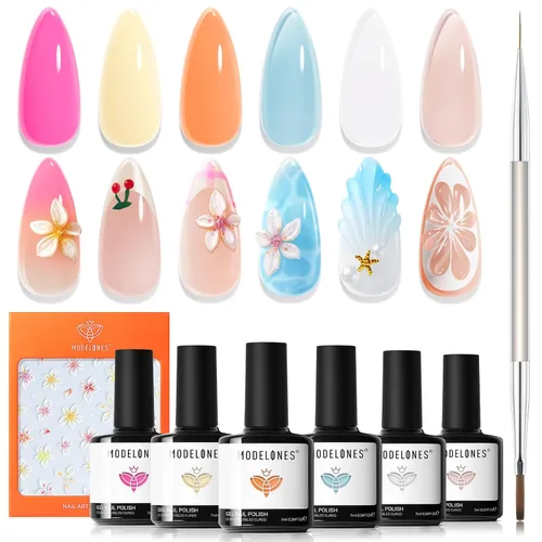 Vista 36 de modelones Juego de imanes de ojo de gato, esmalte de gel francés con corazón de ojo de gato, kit de herramientas de uñas de doble cabeza 5 en 1