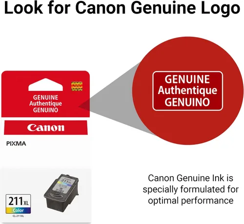 Vista 7 de Cartucho de tinta Canon CL211XL, Cian/magenta/amarillo Paquete de 1