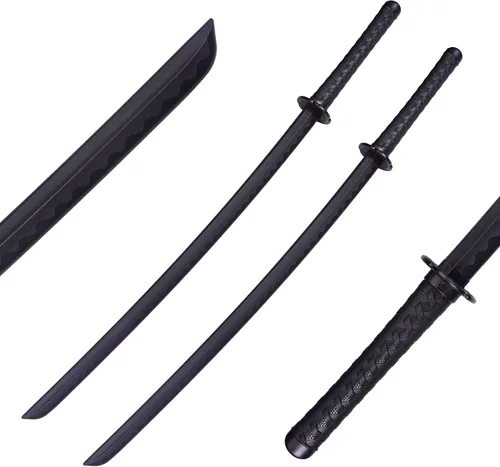 Vista 12 de Espada Katana de Polipropileno - Espada Samurái Japonesa de Entrenamiento, Espada Larga Roma, Katana de Práctica de Artes Marciales para Hombres