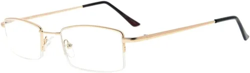 Vista 15 de Eyekepper Anteojos de lectura con bisagras de resorte con puente de titanio de memoria flexible para hombres y mujeres (negro, +0.50)