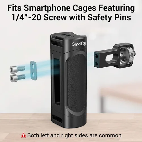 Vista 6 de SmallRig Mango lateral para teléfono inteligente Cage Phone Video Rig Ligero con 1/4 hilos - 2772
