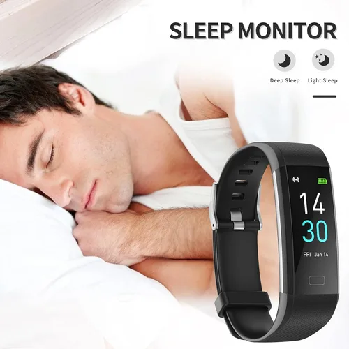 Vista 5 de IP68 - Monitor de fitness impermeable, monitor de ritmo de calor de presión arterial, reloj inteligente, monitor de sueño de oxígeno en sangre