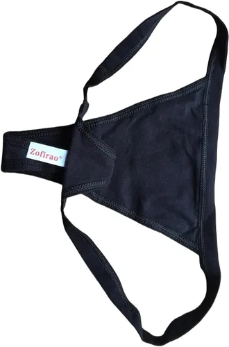 Vista 5 de Paquete de 5 Tangas de Mujer de Algodón y Spandex en Negro, Blanco y Rojo, Ropa Interior Tipo G-string