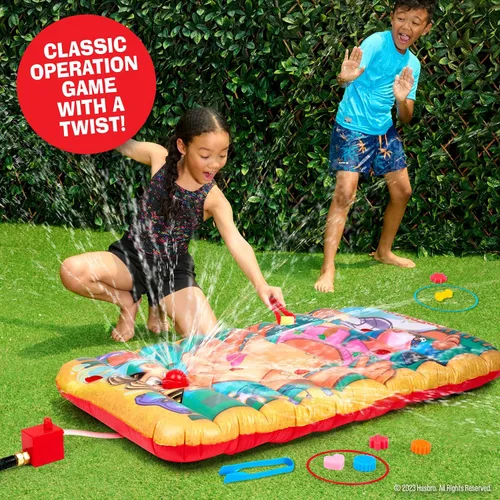 Vista 2 de Hasbro Operation Splash Game - Juego familiar para tu patio - Más agua, más diversión!