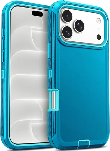Vista 9 de Jelanry Funda para iPhone 15 5G de alta resistencia, protección resistente Negro